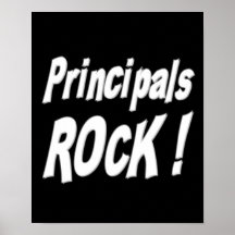 Principals Rock! Poster Print