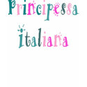 Principessa Italiana (Italian Princess) T-shirt by WakadyWak Principessa Italiana (Italian Princess) T-shirt