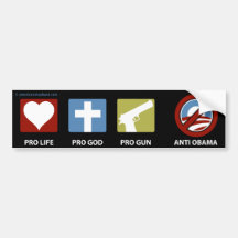 Princples Against Obama Bumper Stickers