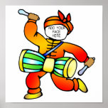 Print: Balinese Drummer