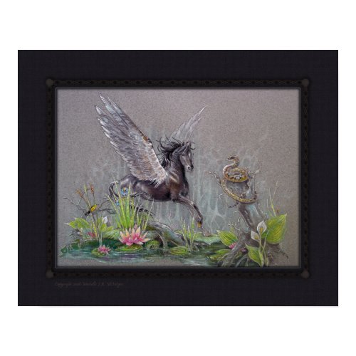 Print - Black Pegasus print