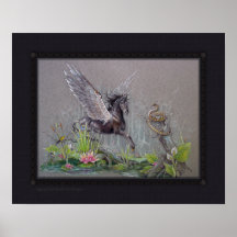 Print - Black Pegasus