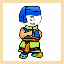 Print: Boy in Traditional Balinese Costume by VintagePets Print: Boy in Traditional Balinese Costume