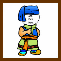 Print: Boy in Traditional Balinese Costume by VintagePets Print: Boy in Traditional Balinese Costume