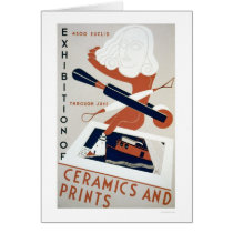 Print & Ceramics Expo 1938 WPA cards by lc_wpa Print & Ceramics Expo 1938 WPA cards