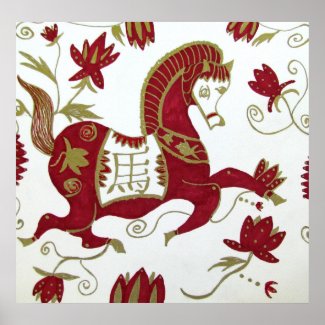 Print, Chinese Zodiac Horse print