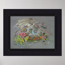 Print - Coiled Snake Dragon