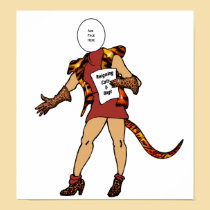 Print: "Foxy Lady" by VintagePets Print: "Foxy Lady"