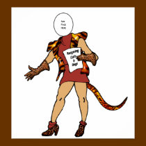 Print: "Foxy Lady" by VintagePets Print: "Foxy Lady"