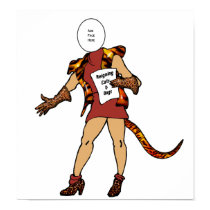 Print: "Foxy Lady" by VintagePets Print: "Foxy Lady"