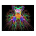 Print: Fractal Deva by Aquavel Print: Fractal Deva