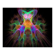 Print: Fractal Deva print