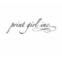 print girl logo - green t-shirts