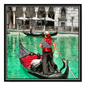 Print: Gondolier by light_art Print: Gondolier