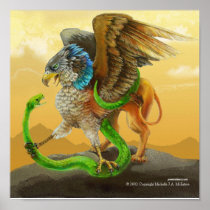 Print - Gryphon & the Snake
