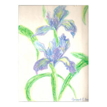 Impresión - iris japoneses posters by RainBringsLife Impresión - iris japoneses posters