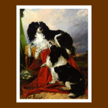Print: King Charles Spaniels - Richard Ansdell posters
