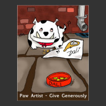 Print "Paw Artist Dali" - by Kev Moore posters