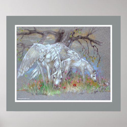 PRINT - Pegasus Mother & Foal print