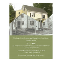 Print - Then & Now Exhibition Poster by BrickStoreMuseum Print - Then & Now Exhibition Poster