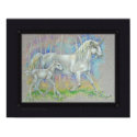 Print - Unicorn & Baby by pawtraitart Print - Unicorn & Baby