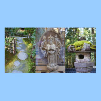 Print "Zen Garden" by Adela Stefanov posters