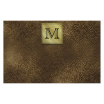 Printed Custom Monogram Image. Brown. Flyer