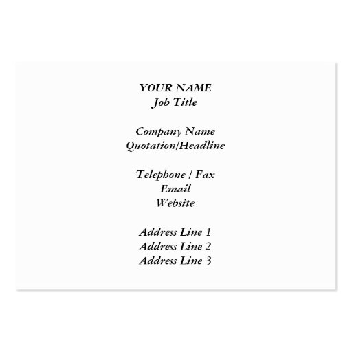 Printed image of a custom monogram design. business card template (back side)