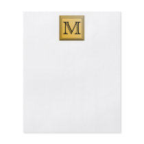 Printed image of a custom monogram design. flyer