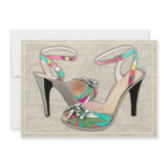 Printed Leather with Rhinestones Personalized Invitation