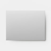 Printed Pattern and Custom Letter. Black and White Envelopes