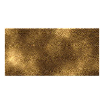 Printed Pattern in Brown Colors. Personalized Photo Card