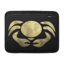 Printed Rustic Gold Cancer Crab Sleeve For MacBook Air at Zazzle