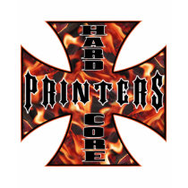Printer Hard Core t-shirts