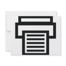 printer icon invitations