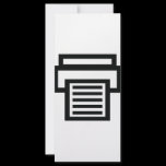 printer icon full color rack card