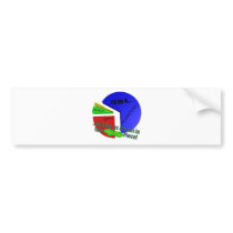 Priorities Pie Bumper Stickers