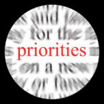 Priorities stickers