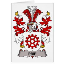 Prip Family Crest cards
