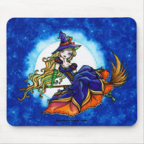 Priscilla Halloween Witch by Hannah Disney mousepads by hannahdisney Priscilla Halloween Witch by Hannah Disney mousepads