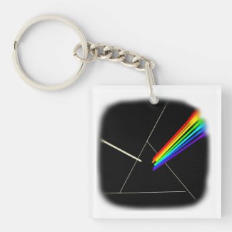 prism acrylic keychain