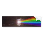 Prism Color Spectrum Space Stars Galaxy  DE LaRue Bumper Sticker