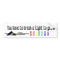 Prismatic Accent Collection bumper stickers by SuanSKatra Prismatic Accent Collection bumper stickers