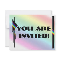 Prismatic Accent Collection invitations by SuanSKatra Prismatic Accent Collection invitations