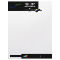Prismatic Accent Collection letterhead by SuanSKatra Prismatic Accent Collection letterhead