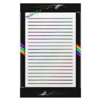 Prismatic Accent Collection stationery