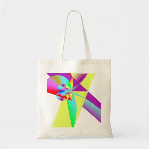 Prismatic Rainbow Budget Tote Bag
