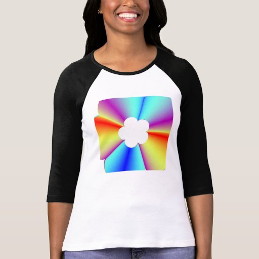 Prismatic Rainbow Flower T-Shirt