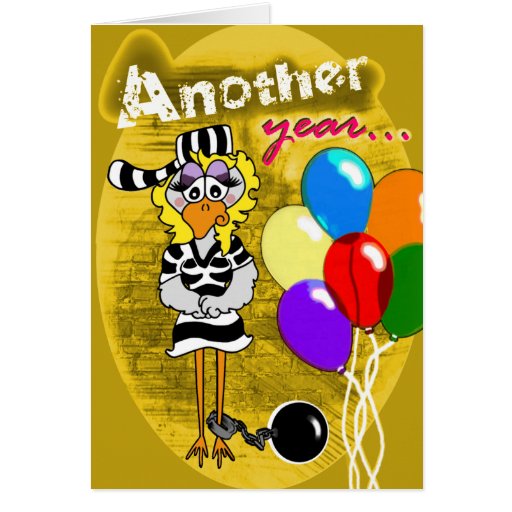Prison Jailbird Greeting Card Zazzle