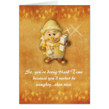 Prison Cards - Naughty or NIce